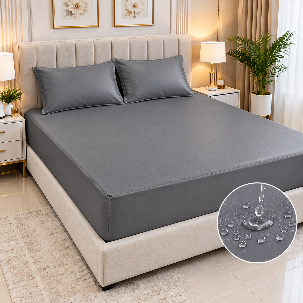 Double Bed Mattress Cover [Plain]