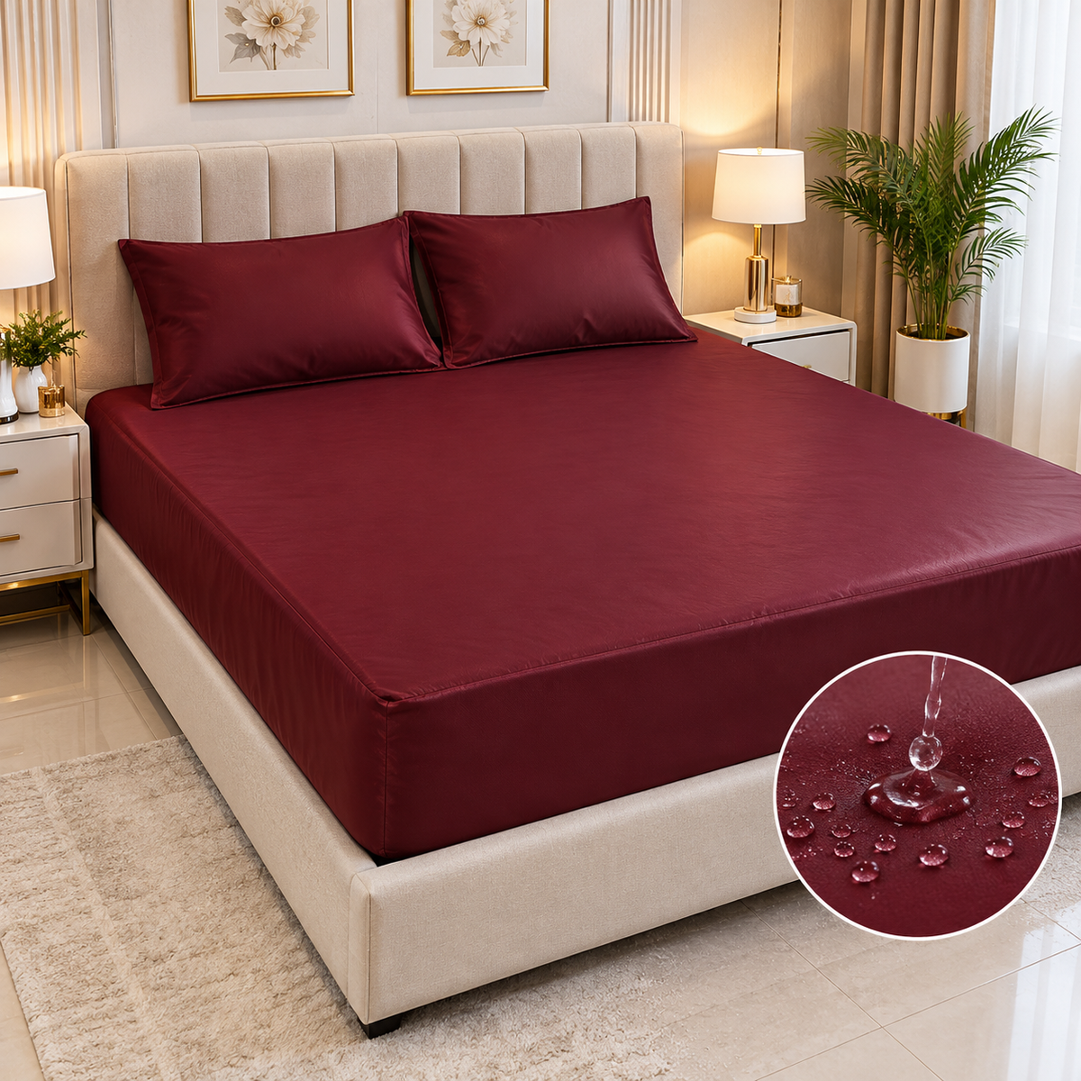 Double Bed Mattress Cover [Plain]