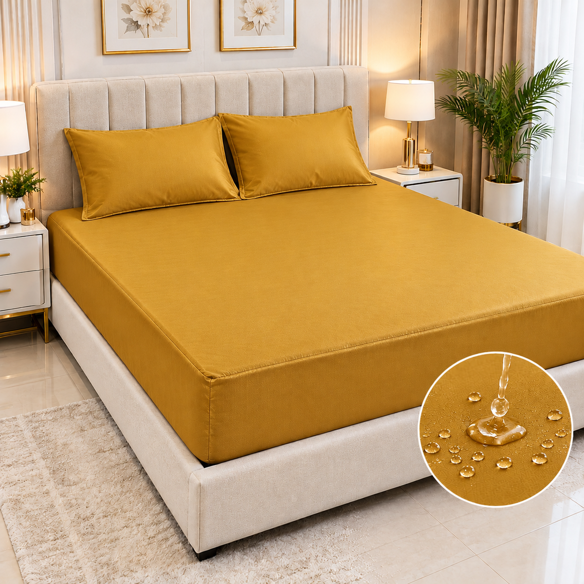 Double Bed Mattress Cover [Plain]