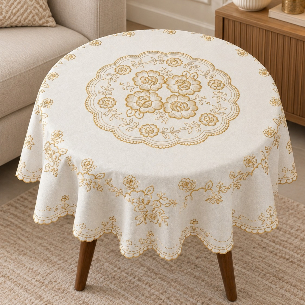 Round Coffee Table Cover