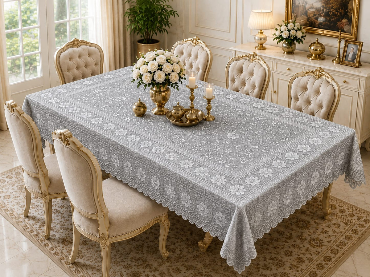 Taiwan Border Cutwork 60×90 Table Cover