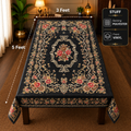 Fancy Table Cover (Black)