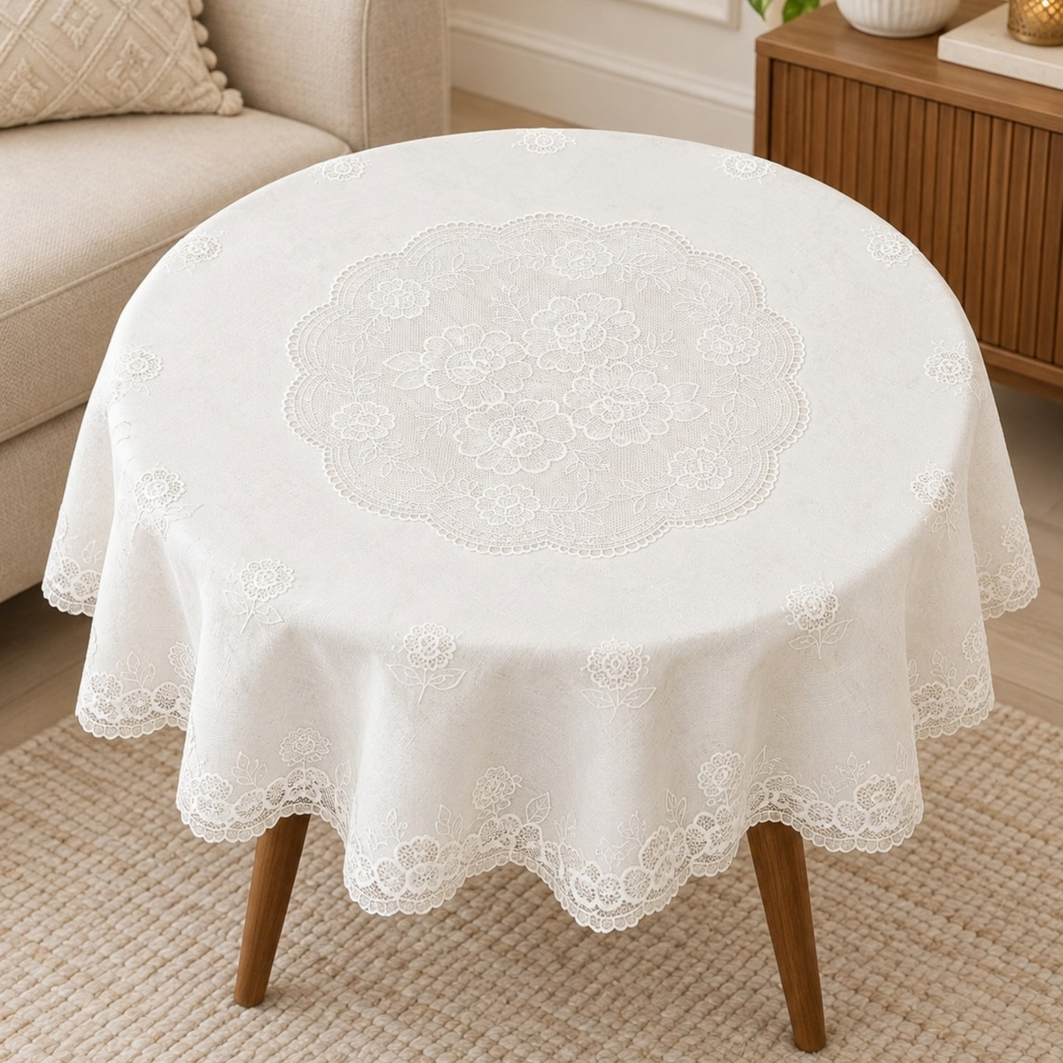 Round Coffee Table Cover