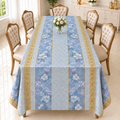 Premium Golden Border Fabric Dining Table Cloth
