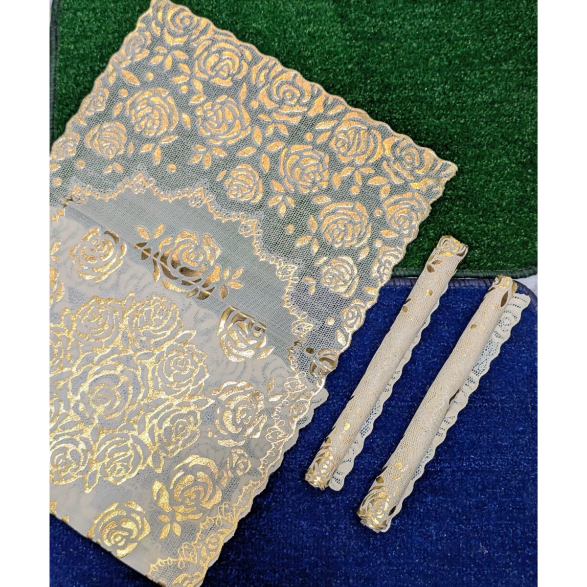 3Pc Table Mat Set Dressing Table or Side Table